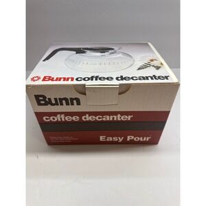 Bunn Easy Pour Coffee Decanter Glass Replacement Carafe Black Handle 00300.0000